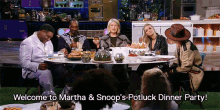 Martha & Snoop'S Potluck Dinner Party GIF - Martha Stewart Snoop Dogg Dinner Party GIFs