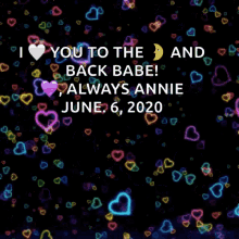 I Love You To The Moon And Back Love Always Annie GIF - I Love You To The Moon And Back Love Always Annie Hearts GIFs