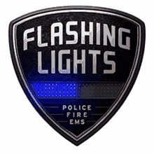 flashing lights police fire ems logo lights police logo