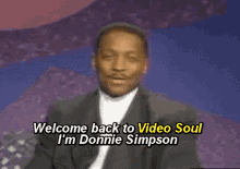 Welcome Back To Video Soul Introduction GIF - Welcome Back To Video Soul Introduction Donnie Simpson GIFs