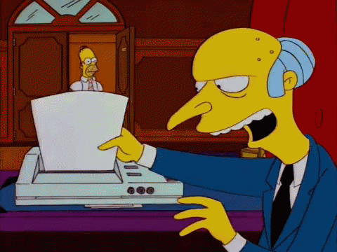 Shred GIF - Shredder Mr Burns Simpsons GIFs