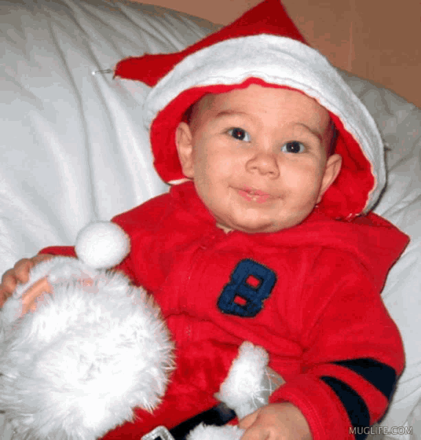 Umm Baby GIF - Umm Baby Santa - Discover & Share GIFs