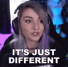 Its Just Different Helloiamkate GIF - Its Just Different Helloiamkate Queens Gaming Collective GIFs