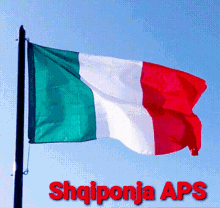 bandiera italia flamuri aps shqiponja