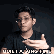 Quiet A Long Time Anubhav Roy GIF - Quiet A Long Time Anubhav Roy Been A While GIFs