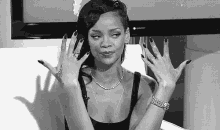 Umm Rihanna GIF - Umm Rihanna Nails GIFs