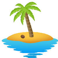 Desert Island Travel Sticker - Desert Island Travel Joypixels Stickers