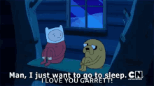 Finn And Jake Adventure Time GIF - Finn And Jake Adventure Time Sleep GIFs