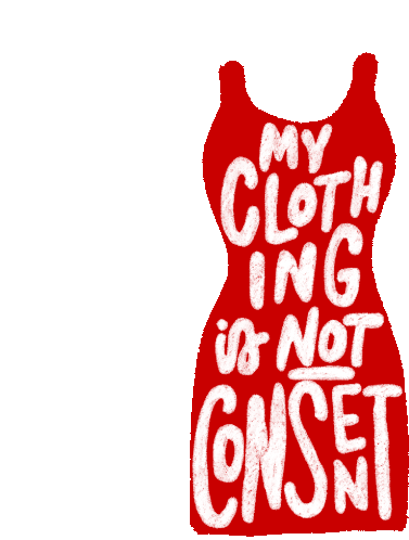 My Clothing Is Not Consent Dress Sticker - My Clothing Is Not Consent Dress Womens Clothing Is Not An Invitation Stickers