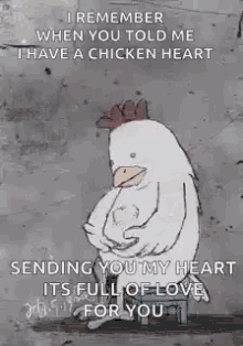 Chicken Love GIF - Chicken Love Sending You Love GIFs