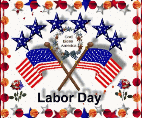 Happy Labor Day Weekend Labor Day Weekend2018 GIF - Happy Labor Day Weekend Labor Day Weekend2018 Flag GIFs