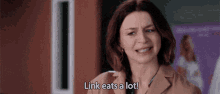 Greys Anatomy Amelia Shepherd GIF - Greys Anatomy Amelia Shepherd Link Eats A Lot GIFs
