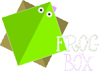Frog Box Logo Eyes Sticker - Frog Box Logo Logo Frog Stickers