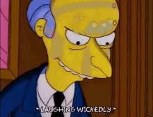 Laughing Wickedly Plan GIF - Laughing Wickedly Plan Mr Burns GIFs