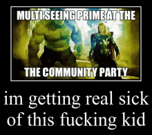 community party multi erbparodies community im getting real sick of this fucking kid