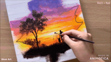 satisfying gifs oddly satisfying acrylic painting on canvas paint wow art