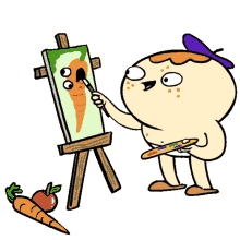 shermans night in paint carrot artist masterpiece