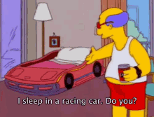 Simpsons Racingcar GIF - Simpsons Racingcar GIFs
