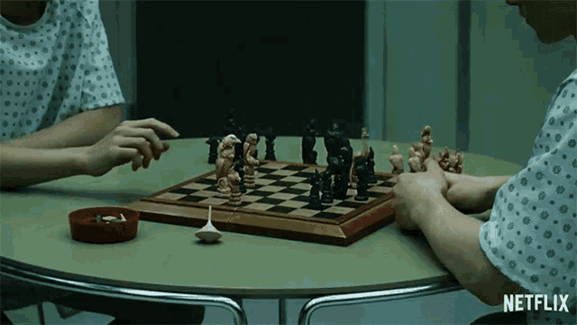 Playing Chess Stranger Things4 GIF - Playing Chess Stranger Things4 Chess Match GIFs