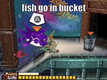 Solatorobo Fish GIF - Solatorobo Fish Bucket GIFs