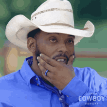 Anxious Ultimate Cowboy Showdown GIF - Anxious Ultimate Cowboy Showdown Nervous GIFs