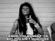 I Know You Wanna Fuck But You Aint Qualified Kari Faux GIF - I Know You Wanna Fuck But You Aint Qualified Kari Faux Pivot Gang GIFs