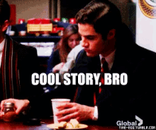 Dumb GIF - Cool Story Bro Darren Criss Glee GIFs
