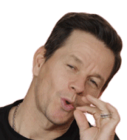 Smoke Mark Wahlberg Sticker - Smoke Mark Wahlberg Esquire Stickers