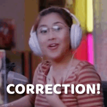 Sarah G Correction GIF - Sarah G Correction Fyi GIFs