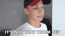 Its Not That Warm Yet Conner Bobay GIF - Its Not That Warm Yet Conner Bobay Brittney Britania GIFs