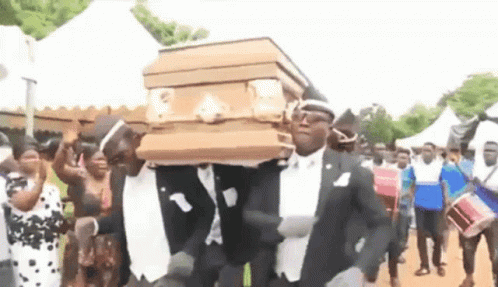 Dancing Coffin Dancing Pallbearers GIF - Dancing Coffin Dancing Pallbearers  Funeral - Discover &amp; Share GIFs