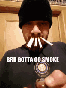 Brb Gotta Go Smoke GIF - Brb Gotta Go Smoke GIFs