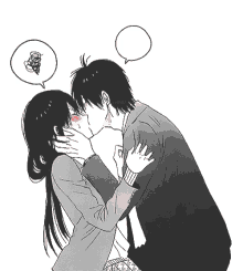 kiss anime force kiss happy couples