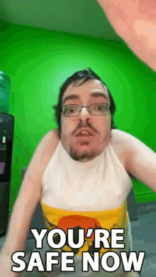 Youre Safe Now Ricky Berwick GIF - Youre Safe Now Ricky Berwick This Place Is Safe GIFs