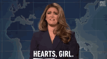 Hearts Heart Hands GIF - Hearts Heart Hands Cecily Strong GIFs