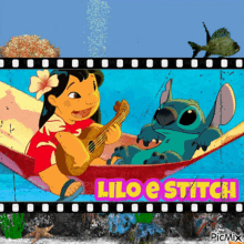 Lilo E Stitch Guitar GIF - Lilo E Stitch Guitar Smile GIFs