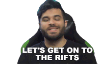 Lets Get On To The Rifts Andrew Baena Sticker - Lets Get On To The Rifts Andrew Baena Lets Start The Rifts Stickers