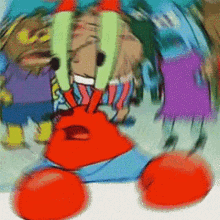 Mr Krabs Spin GIF - Mr Krabs Spin Dont Know What To Do GIFs