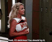 Glee Britney Spears GIF - Glee Britney Spears Yeah Its Delicious GIFs