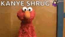 Elmo Shrug GIF - Elmo Shrug Dont Care GIFs