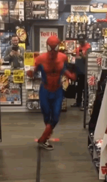 Spiderman Cosplay GIF - Spiderman Cosplay Dance GIFs.