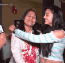 Helly Shah Hugs GIF - Helly Shah Hugs Mother And Daughter GIFs