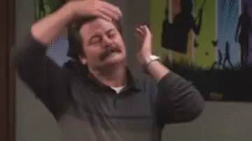 Hair Flip GIF - Parks And Rec Ron Swanson Nick Offerman - Discover & Share  GIFs