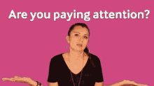 Pay Attention Are You Paying Attention GIF - Pay Attention Are You Paying Attention Amanda Cee GIFs