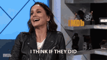 I Think If They Did It Wasnt Intentional Sarah Wayne Callies GIF - I Think If They Did It Wasnt Intentional Sarah Wayne Callies The Imdb Show GIFs