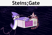 Regular Show Steins Gate GIF - Regular Show Steins Gate GIFs