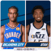 Oklahoma City Thunder Vs. Utah Jazz Pre Game GIF - Nba Basketball Nba 2021 GIFs