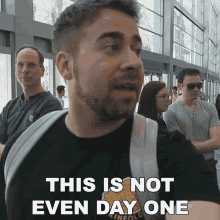 This Is Not Even Day One Overtflow GIF - This Is Not Even Day One Overtflow First Day GIFs