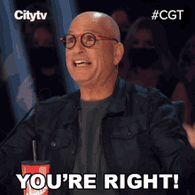 Youre Right Howie Mandel GIF - Youre Right Howie Mandel Canadas Got Talent GIFs