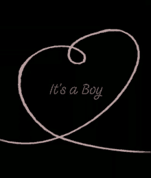 its a boy love heart